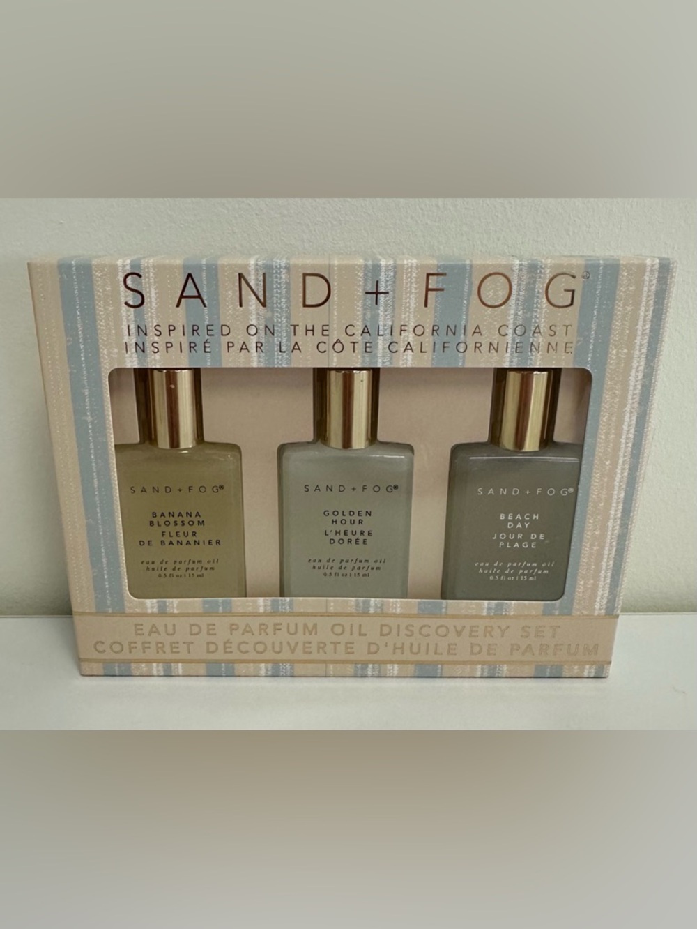 Brand New SAND+FOG Body Oil Rollers Discovery Set (15ml each)